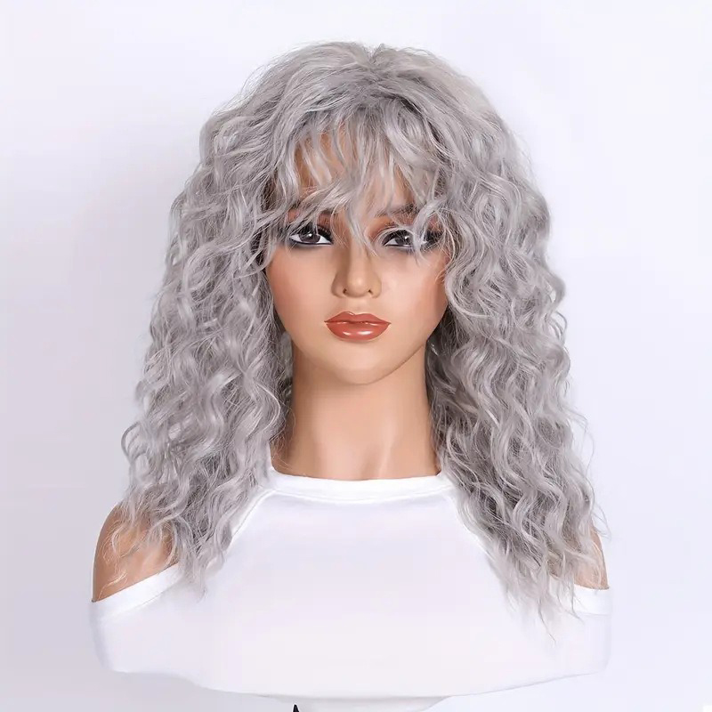 Women'S Accessories Clothing - Peruca Feminina de Cabelo Ondulado com