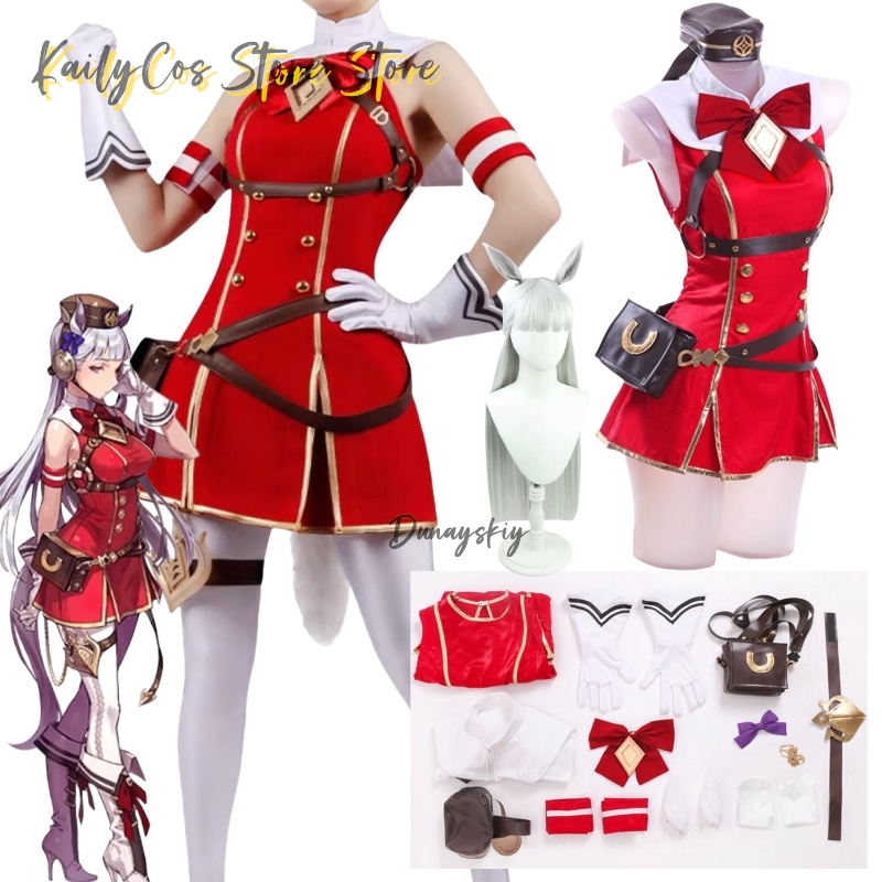 Women'S Red Accessories - Fantasia de cosplay de navio dourado,
