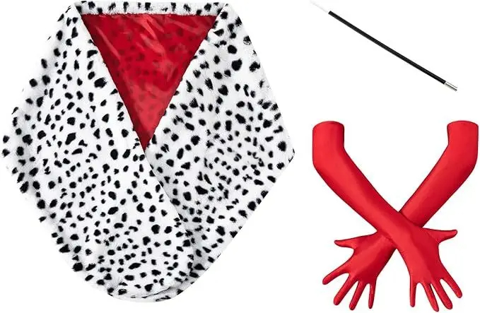 Women'S Accessories In The 1950S - Feminino halloween deville casaco traje dálmata