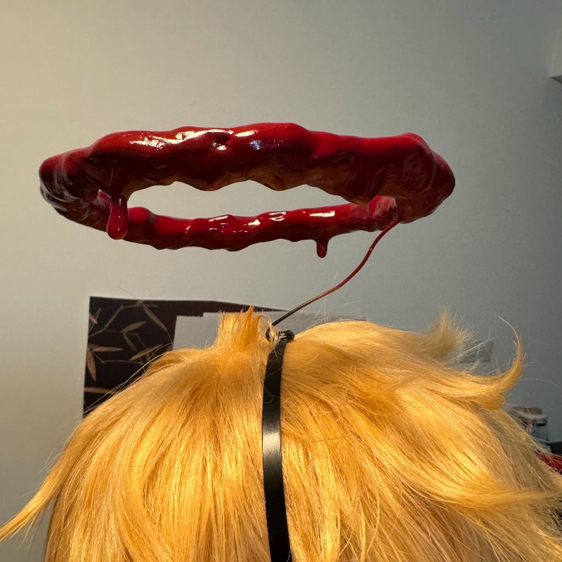 Anime makima cosplay motosserr - Women'S Red Accessories avaliação e preço