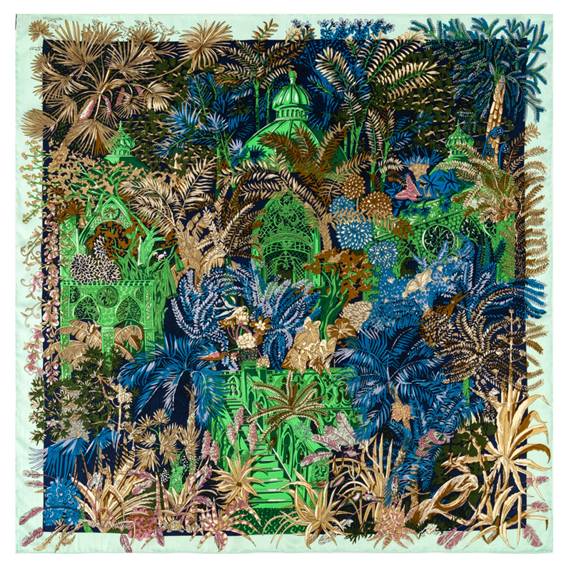 Lenço de seda de sarja enrolad - Silk Scarf Square avaliação e preço