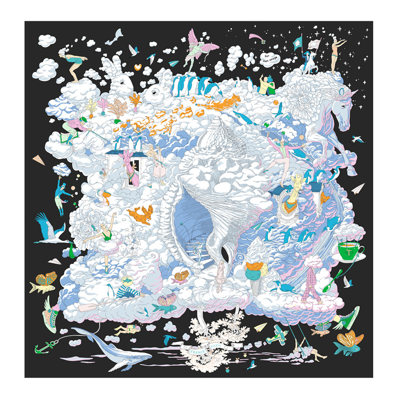 Écharpes foulards femme envolt - Silk Scarf Square avaliação e preço