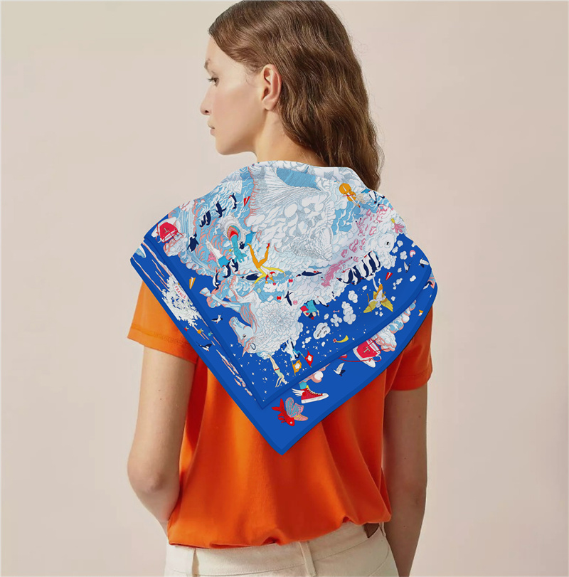 Écharpes foulards femme envolt - Silk Scarf Square avaliação e preço