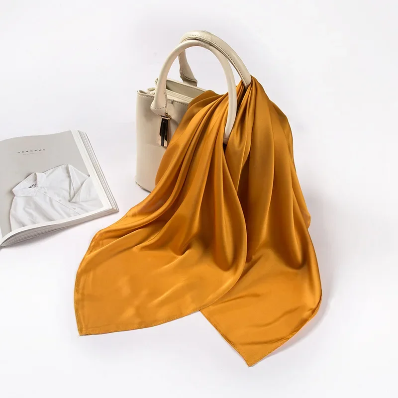 Lenço de Cetim Feminino 70cm,  - Silk Scarf Square avaliação e preço