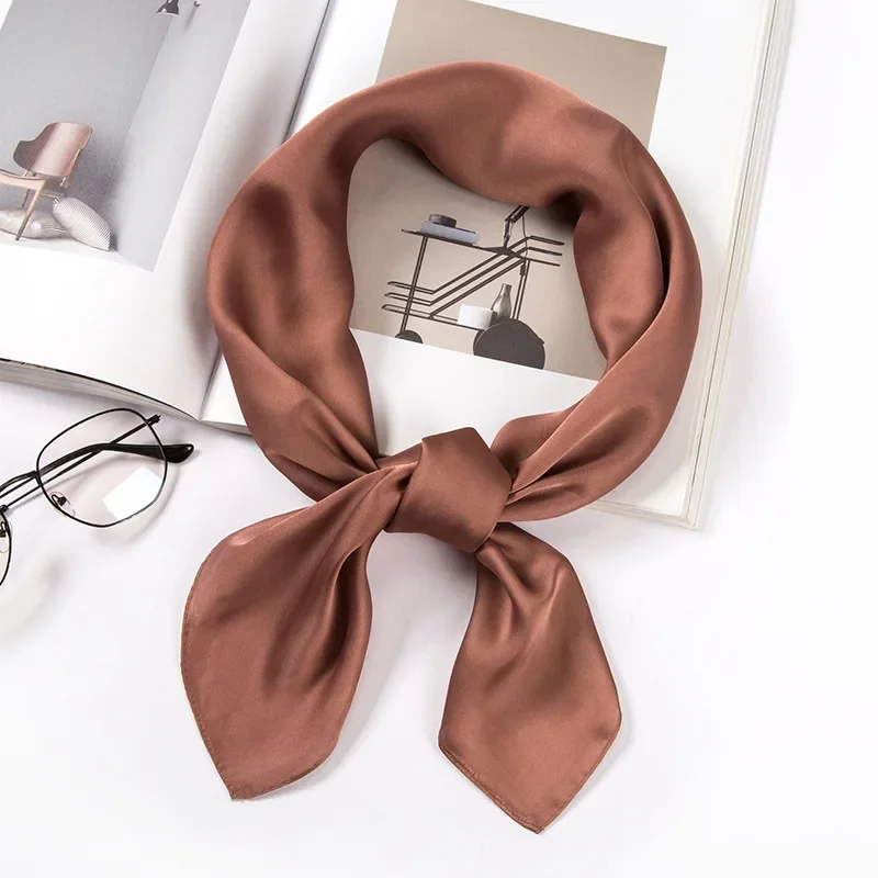 Lenço de Cetim Feminino 70cm,  - Silk Scarf Square avaliação e preço