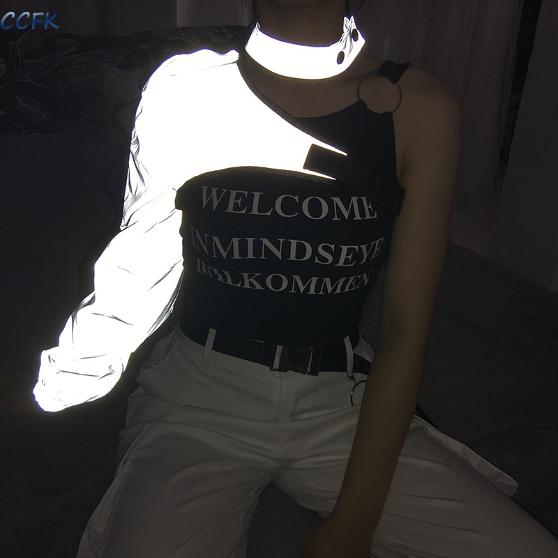 Top de Streetwear Estético Ref - Women'S Emo Accessories avaliação e preço