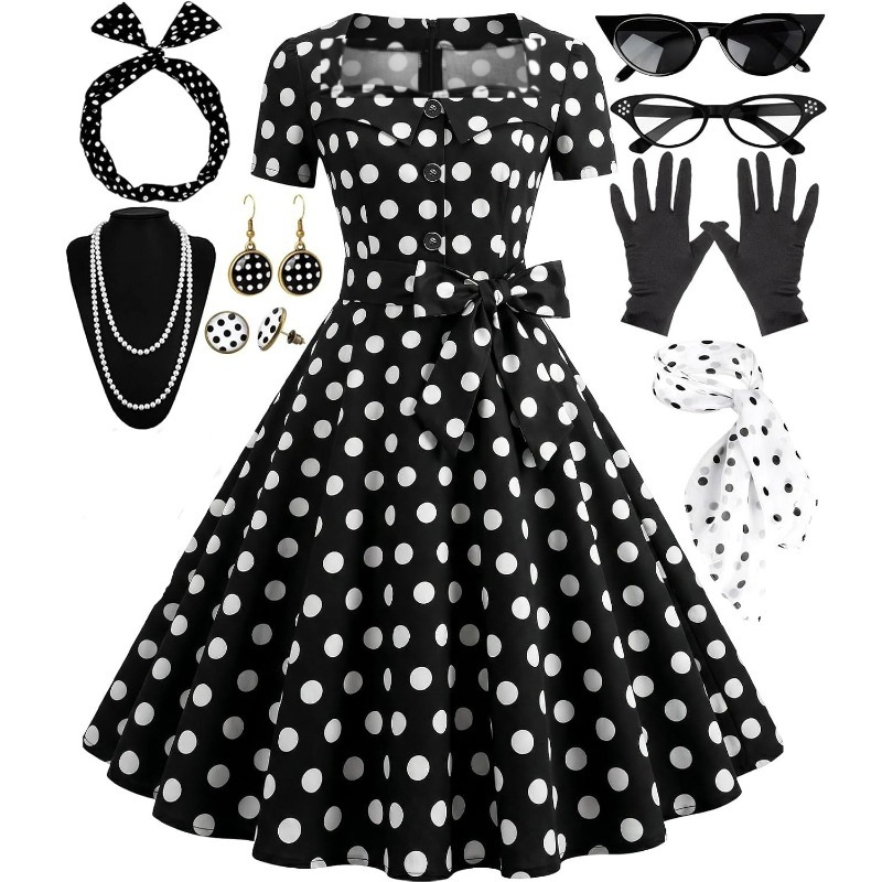Vestidos Vintage Elegantes dos - Women'S Accessories In The 1950S avaliação e preço