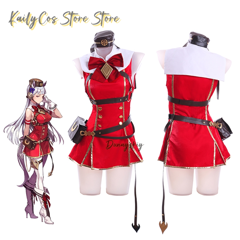 Fantasia de cosplay de navio d - Women'S Red Accessories avaliação e preço