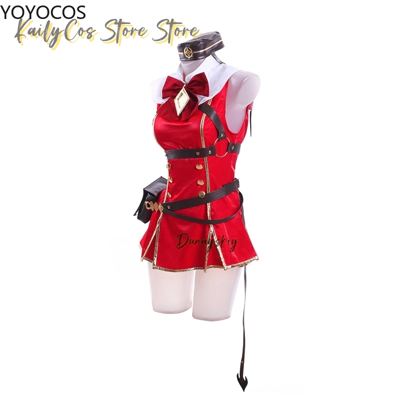 Fantasia de cosplay de navio d - Women'S Red Accessories avaliação e preço