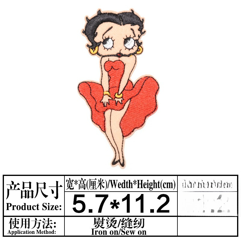 Patch Betty Boop com Estampa d - Women'S Accessories Clothing avaliação e preço
