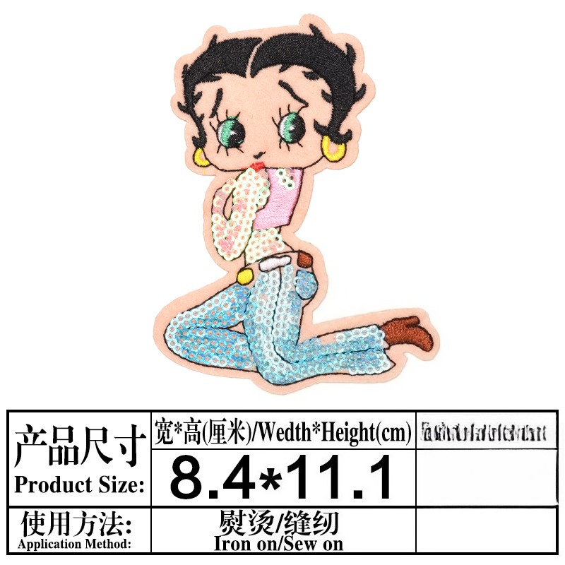 Patch Betty Boop com Estampa d - Women'S Accessories Clothing avaliação e preço