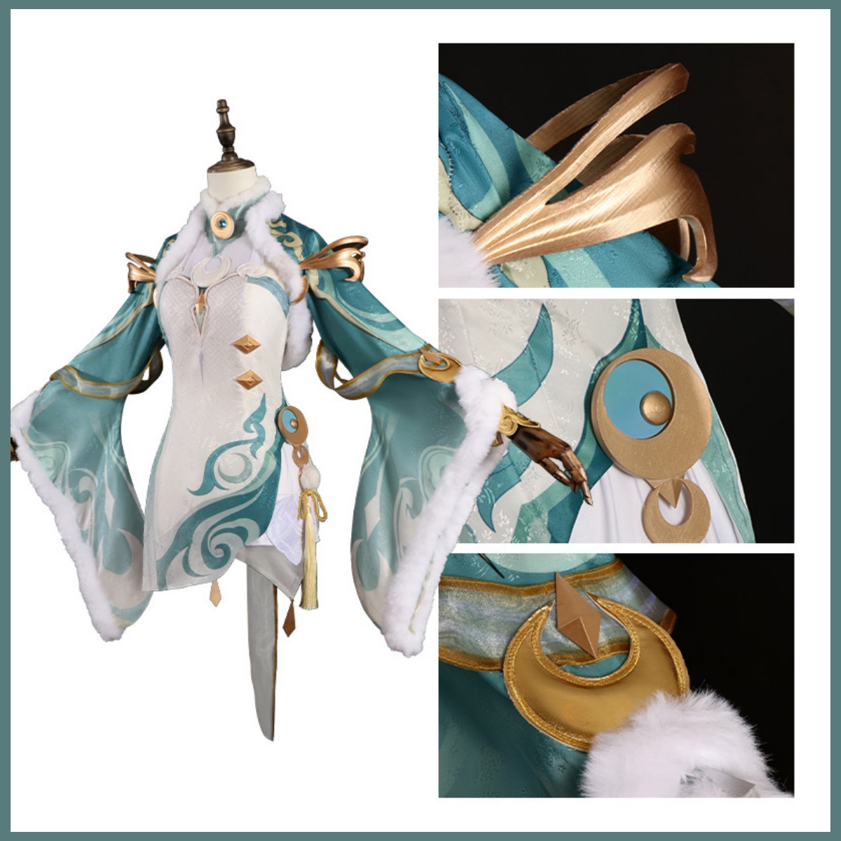 Fantasia de Cosplay Game Zibai - Women'S Accessories Clothing avaliação e preço