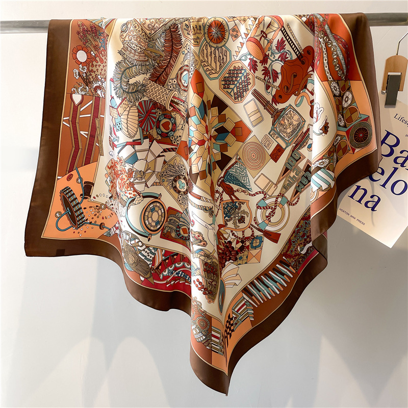 Novo Lenço Quadrado de Seda Sa - Silk Scarf Square avaliação e preço