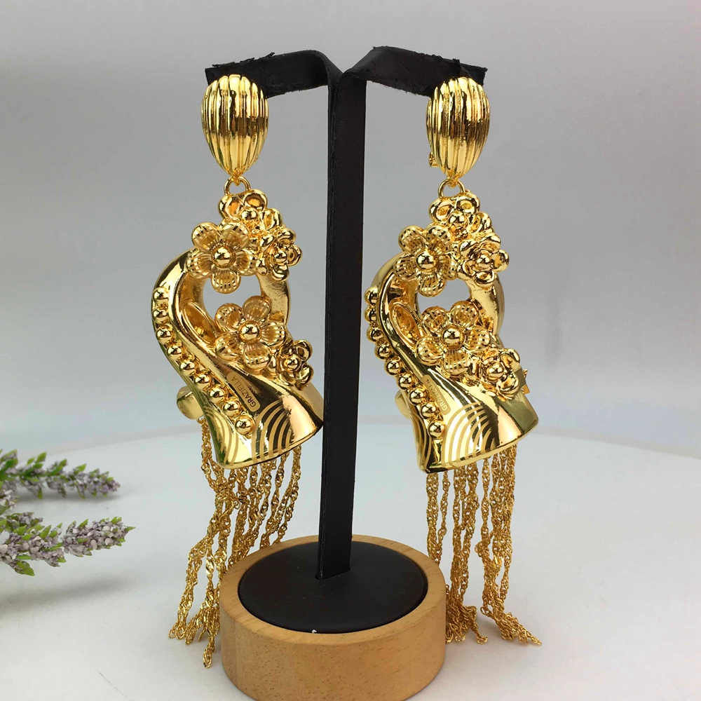 Yuminglai-Big Water Drop Brinc - Women Accessories Dubai avaliação e preço