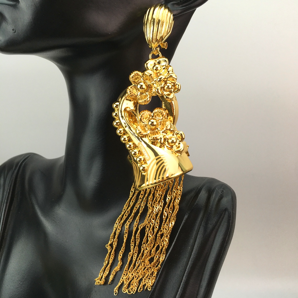 Yuminglai-Big Water Drop Brinc - Women Accessories Dubai avaliação e preço