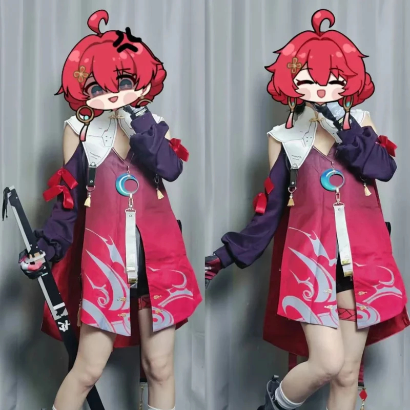 A;3;7'd/Wuthering Waves Danjin - Women'S Red Accessories avaliação e preço