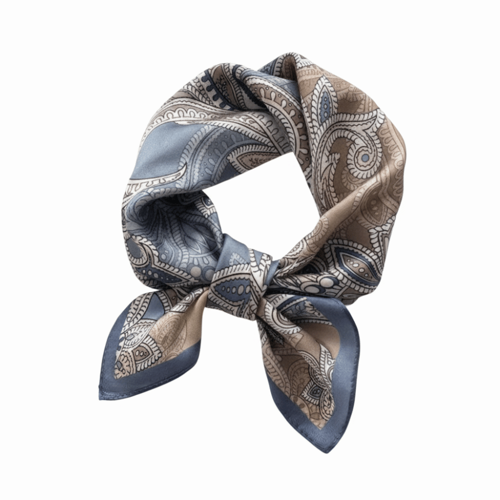 Lenço Quadrado de Seda com Est - Silk Scarf Square avaliação e preço