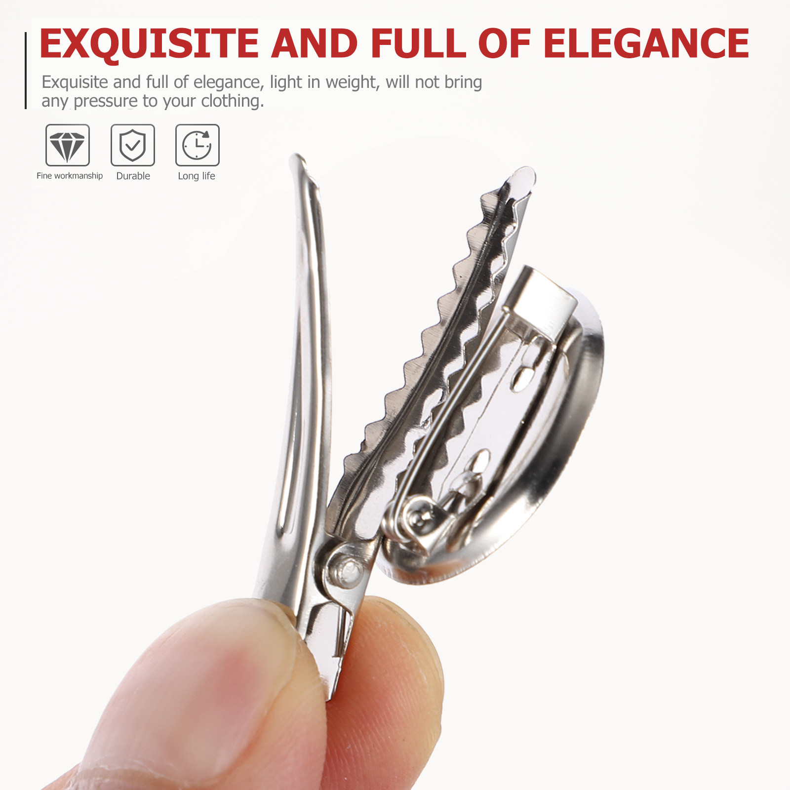 40 Peças de Clipes de Ferro Re - Women'S Accessories Clothing avaliação e preço