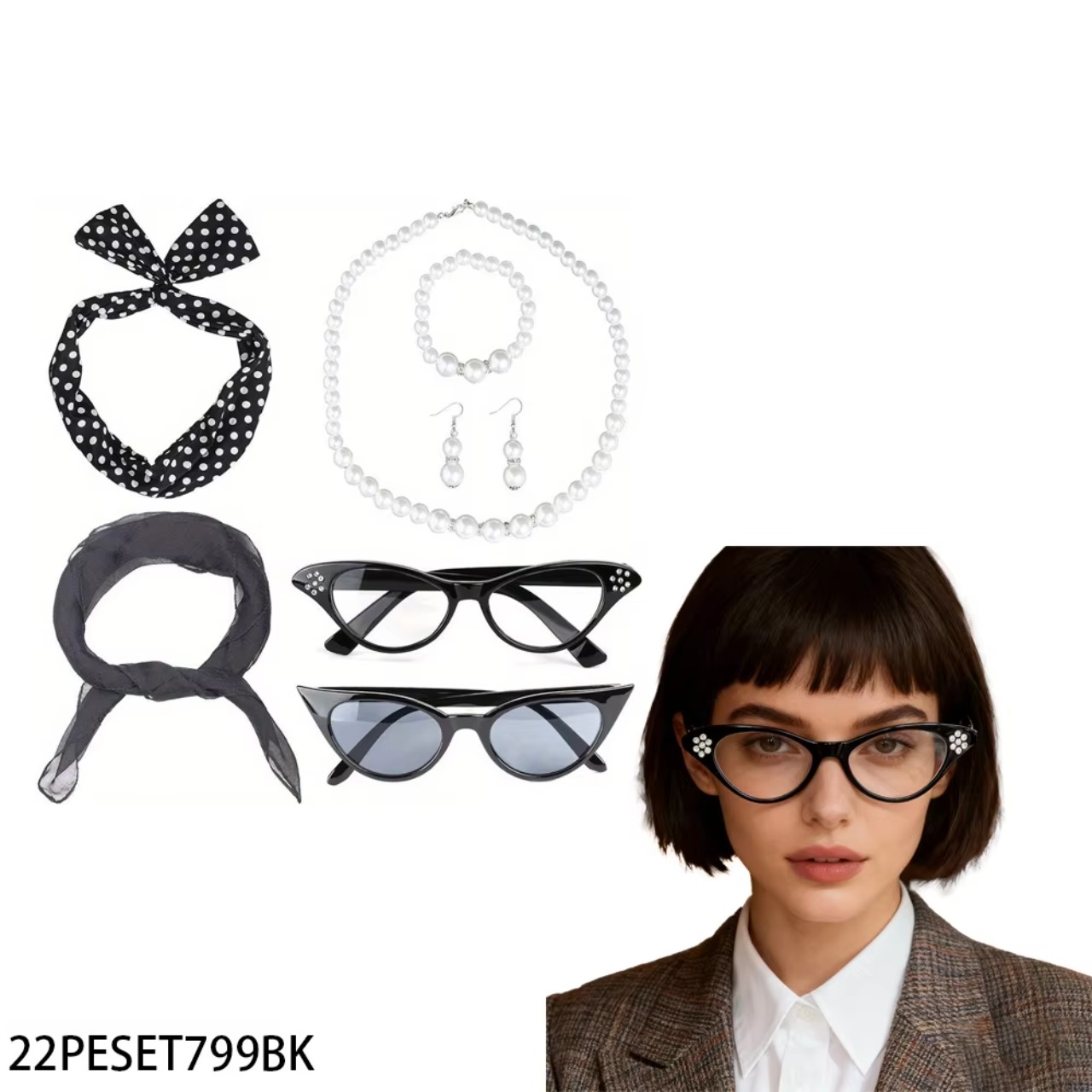 Conjunto de Acessórios de Fant - Women'S Accessories In The 1950S avaliação e preço