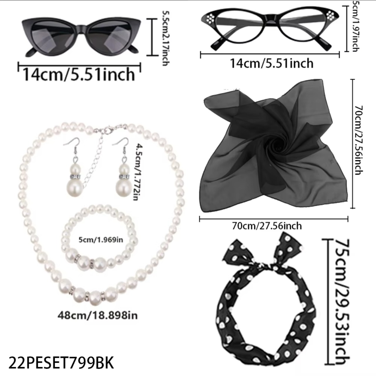 Conjunto de Acessórios de Fant - Women'S Accessories In The 1950S avaliação e preço