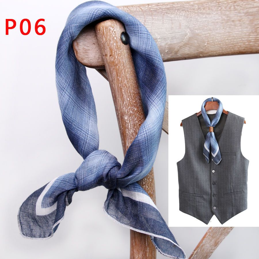 Lenço quadrado masculino com b - Silk Scarf Square avaliação e preço