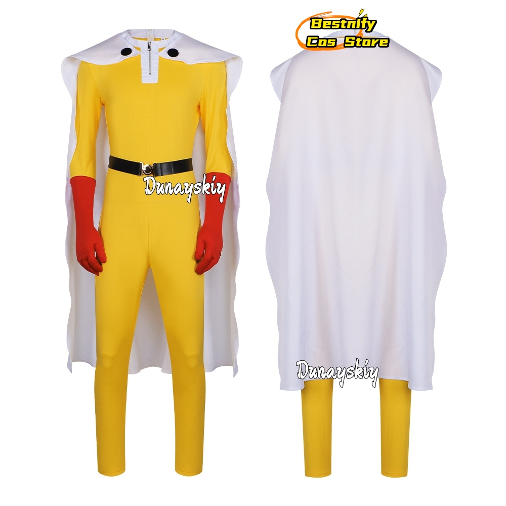 Saitama homem cosplay macacão  - Women'S Red Accessories avaliação e preço