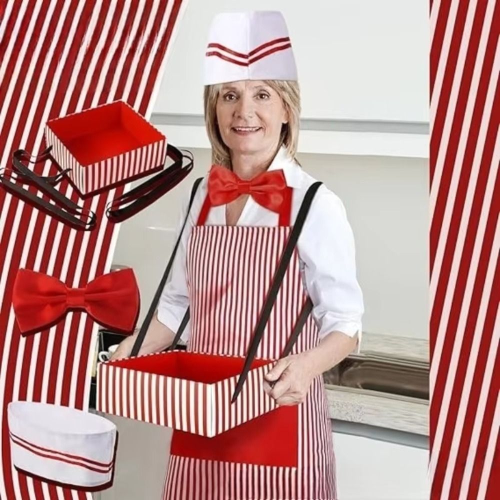 Avental de Cosplay de Garçom d - Women Kitchen Accessories avaliação e preço