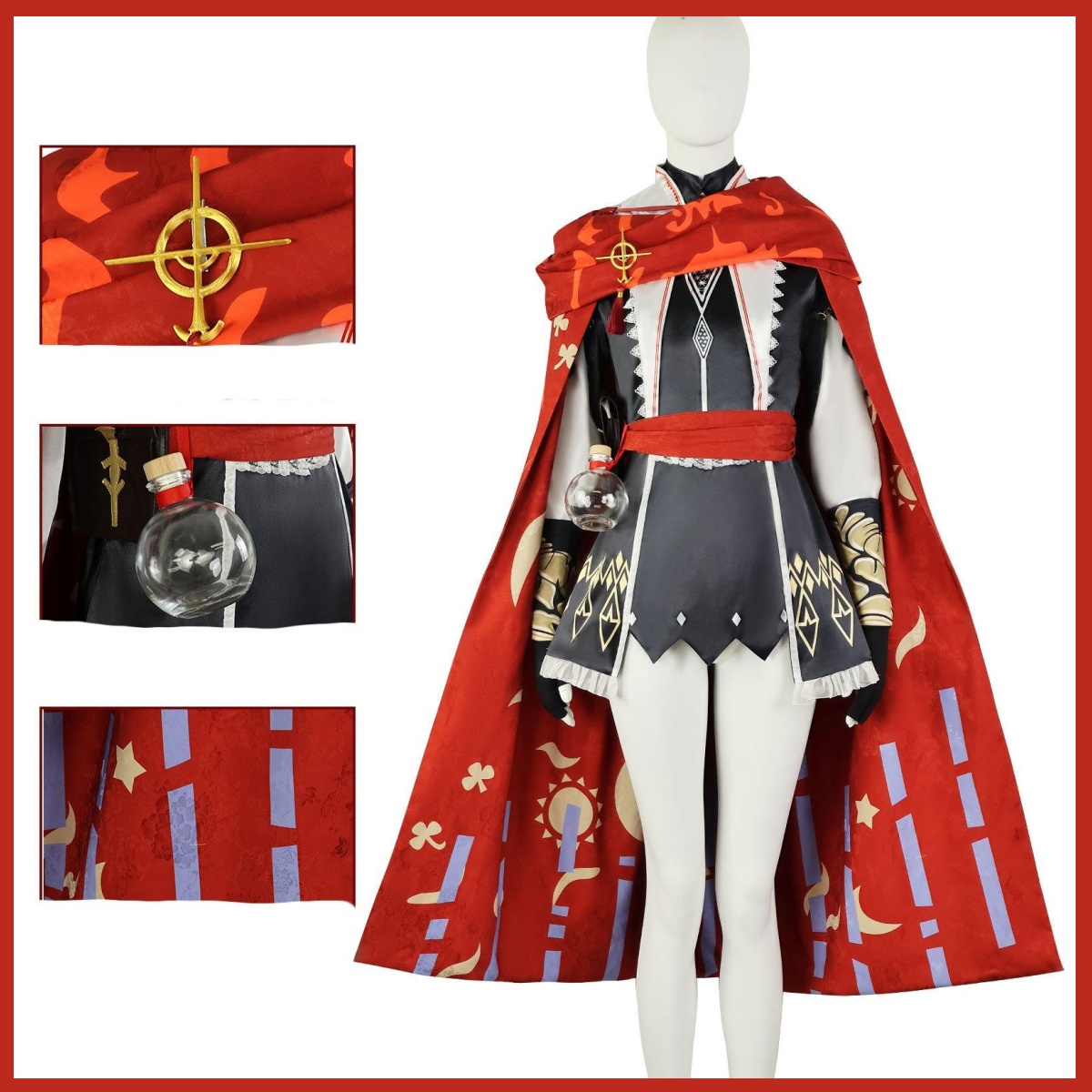 Fantasia de Cosplay Game Arkni - Women'S Red Accessories avaliação e preço